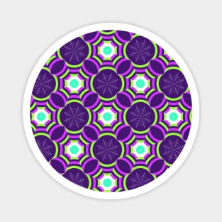 Colourful web pattern Magnet